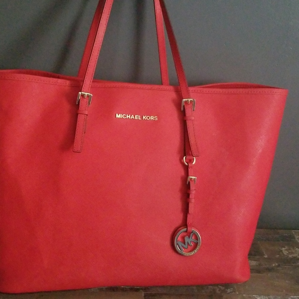 Red MK tote